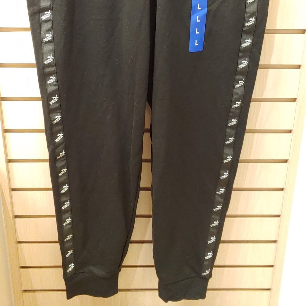 PUMA Women Side Logo Joggers Pants -Black - Picture 5 of 7